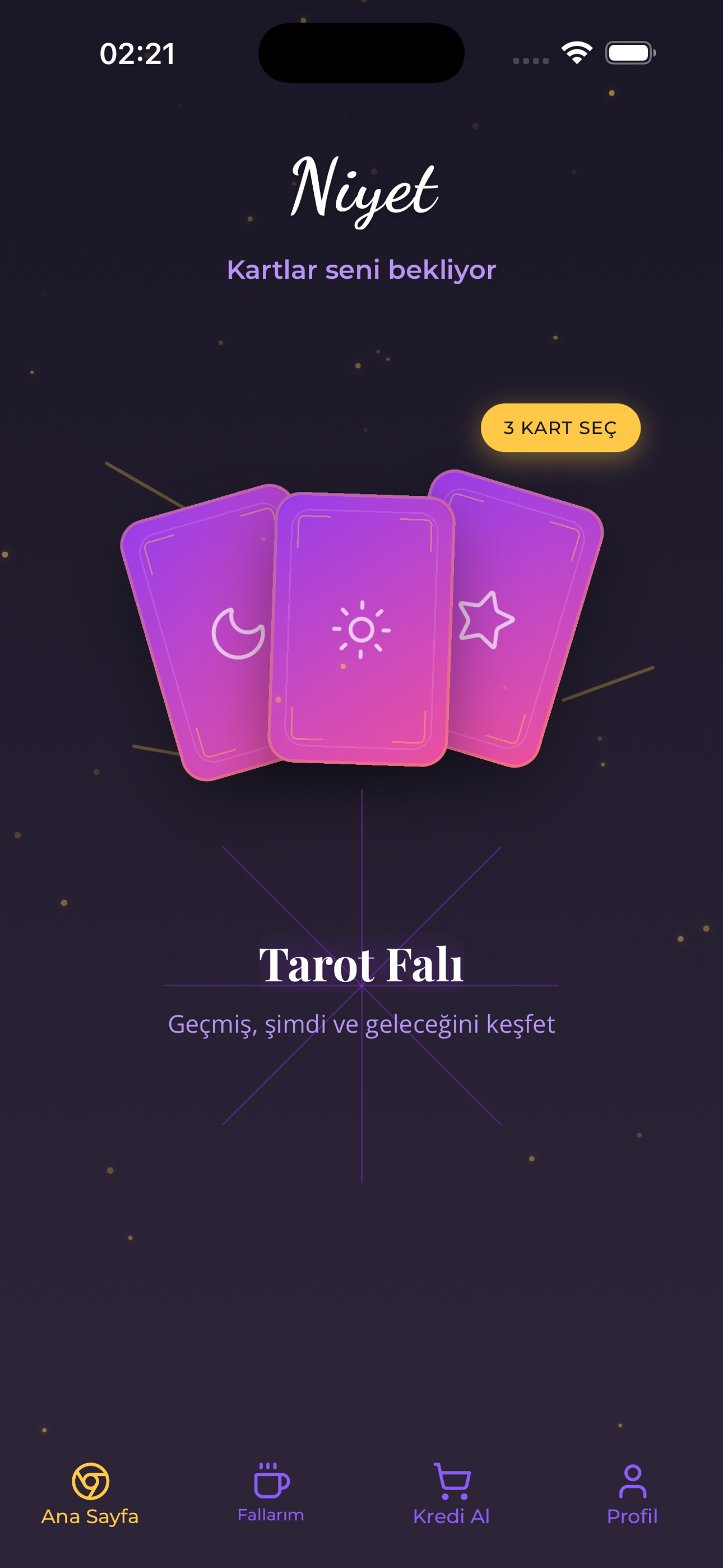 Niyet App Screenshot